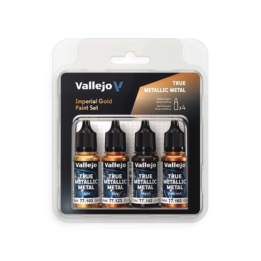VAL77252 Imperial Gold Paint Set x 4 Colours