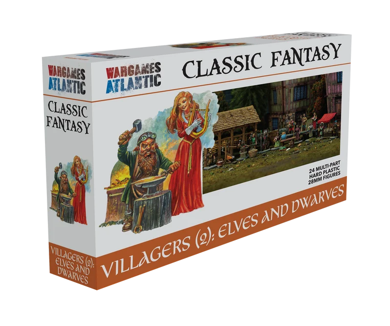 Villagers (2): Elves & Dwarves - Wargames Atlantic