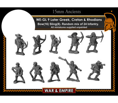 WE-GL09: Later Hoplite Greek Cretan & Rhodian