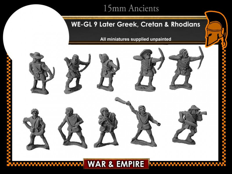 WE-GL09: Later Hoplite Greek Cretan & Rhodian