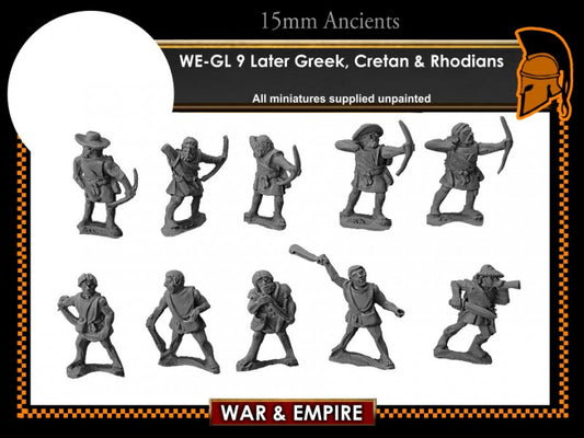 WE-GL09: Later Hoplite Greek Cretan & Rhodian