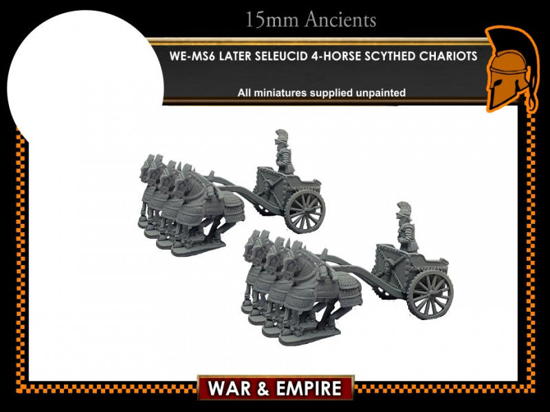 WE-MS06: Later Seleucid 4 Horse Chariots