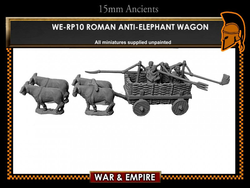 WE-RP10: Roman Anti-Elephant Wagons (Pyrrhic & Punic Wars)