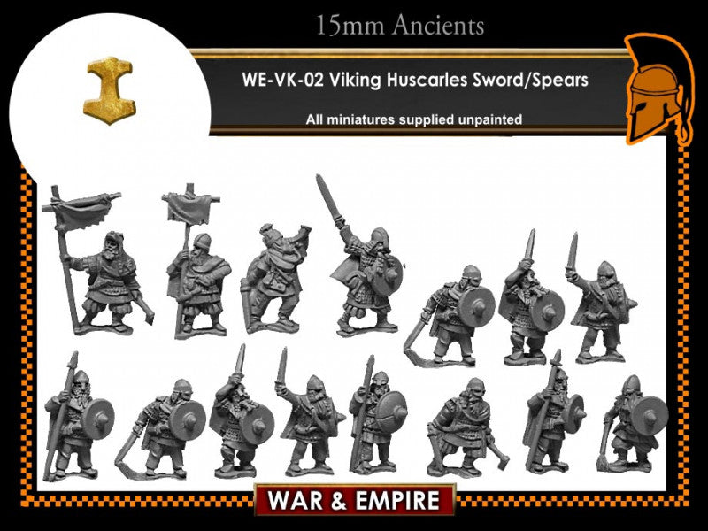 WE-VK02: Viking Huscarls with Swords