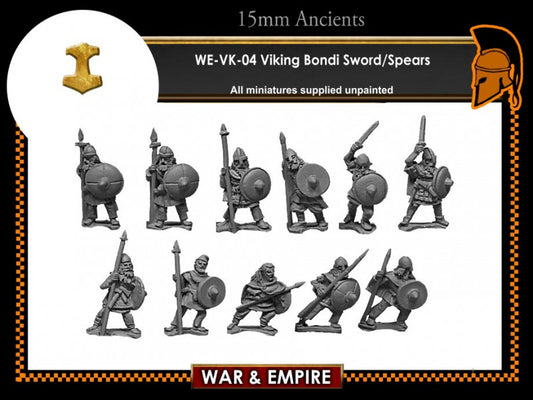 WE-VK04: Viking Bondi Spears & Swords