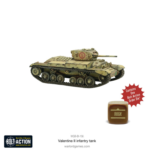 British Army Valentine II Infantry Tank