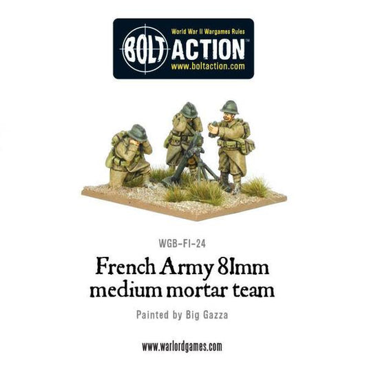 French Army 81mm Mortar Team