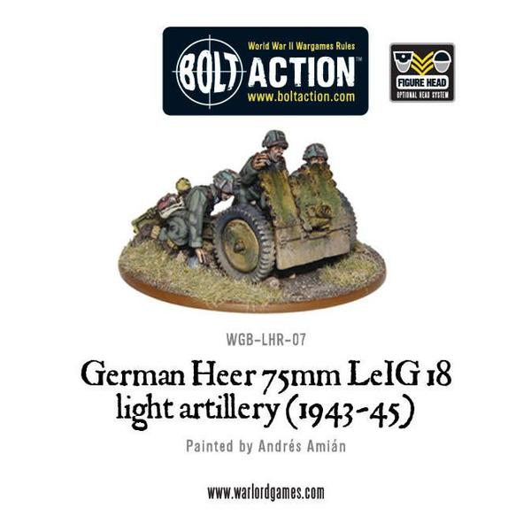 German Heer 75mm LEiG 18 Artillery