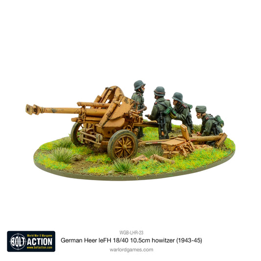 German Heer 105mm Gun & Crew
