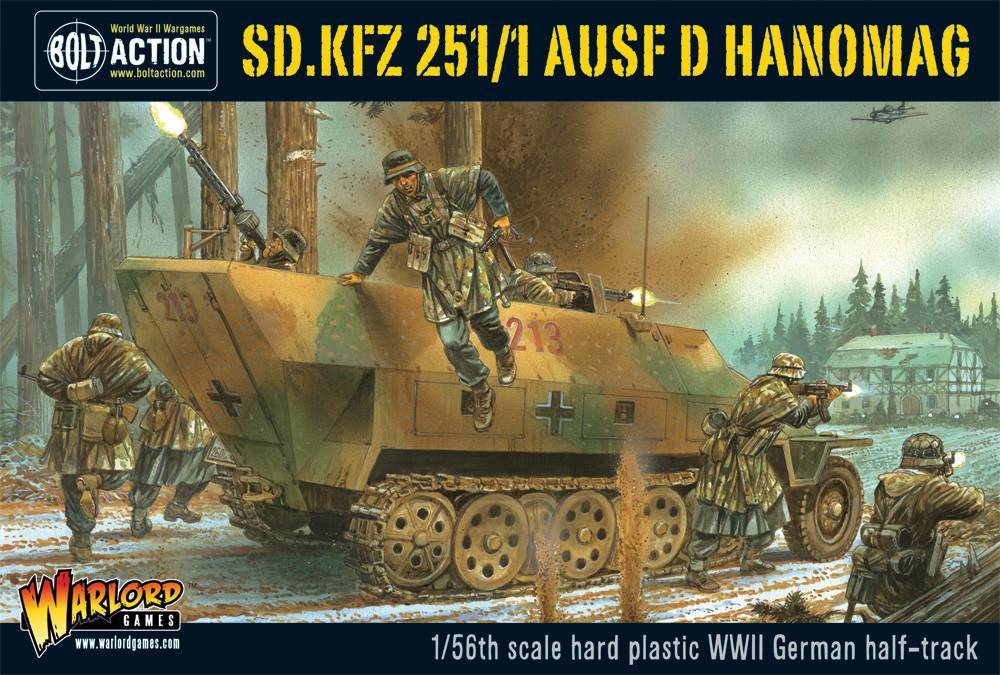 German Army Sd.Kfz 251/1 Ausf D Hanomag