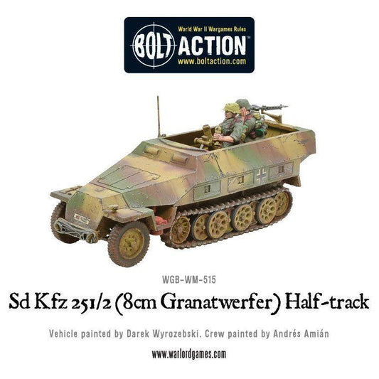 German Army Sd.Kfz 251/2 Ausf D (8cm Granatwerfer) Half-Track