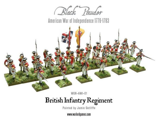 American War of Independence: British Line Infantry Regiment