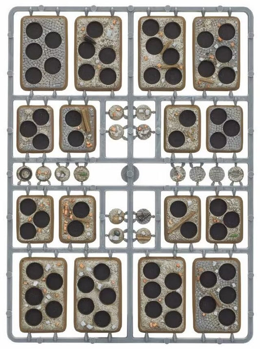 XX106 Plastic Bases - Rubble