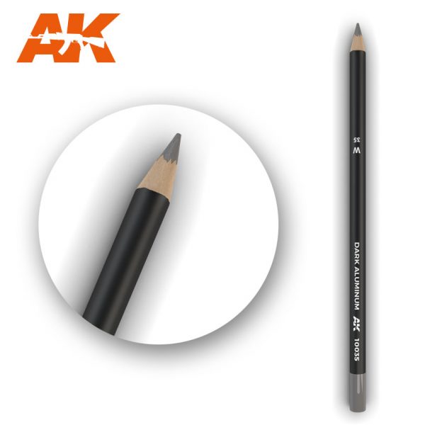 Watercolor Pencil Dark Aluminum Nickel