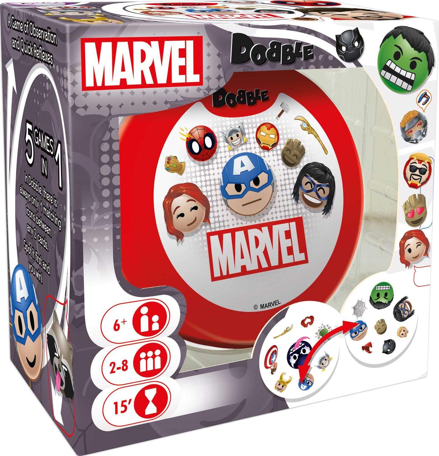 Dobble: Marvel Emoji