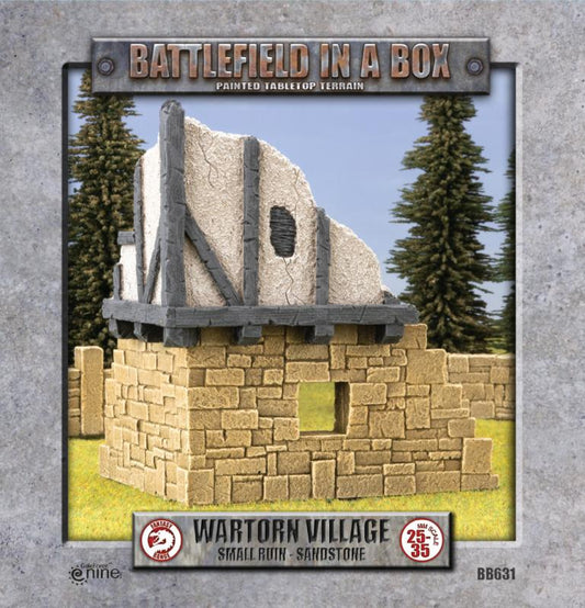 [BB631] Wartorn Village – Small Ruin (Sandstone)