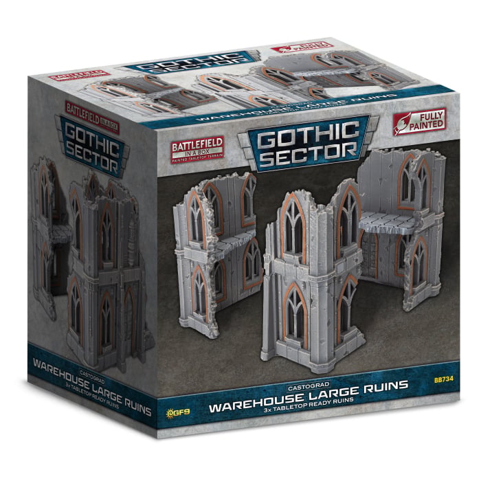 BB734: Gothic Sector: Castograd Warehouse Big Ruins