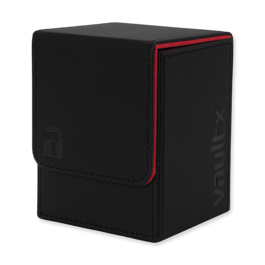 Exo-Tec® Toploading Deck Box 80+ Black / Electric Red