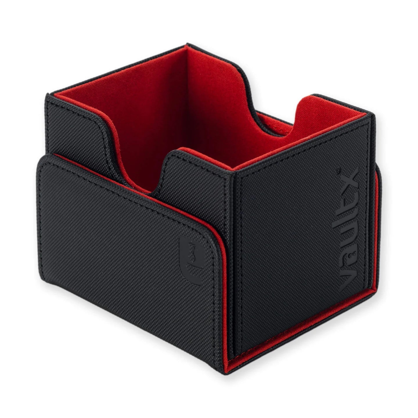 Black / Electric Red Sideloading Deck Box