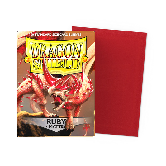 Dragon Shield Matte - Ruby 63x88
