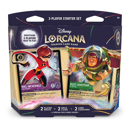 Disney Lorcana Wilds Unknown 2-Player Starter Deck