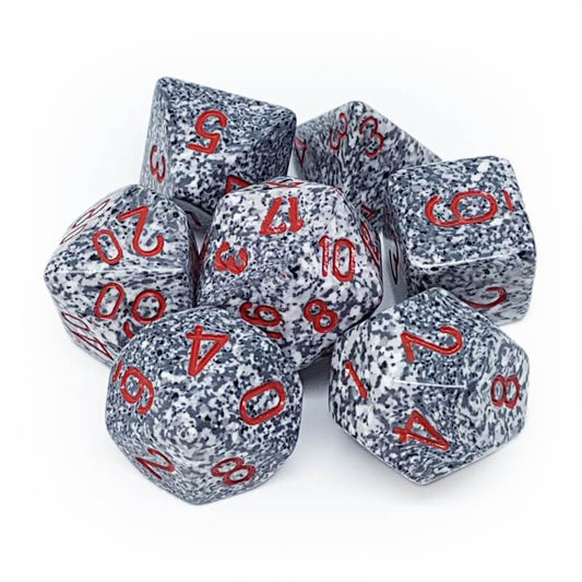 Chessex Speckled Polyhedral 7-Die Set - Granite