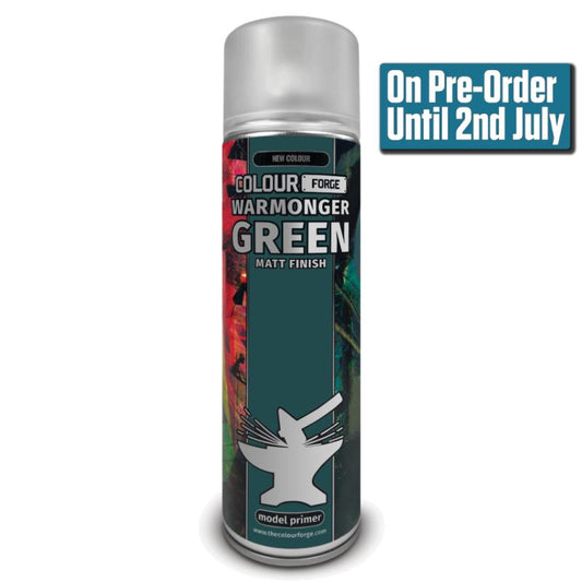 Colour Forge Warmonger Green Spray (500ml)