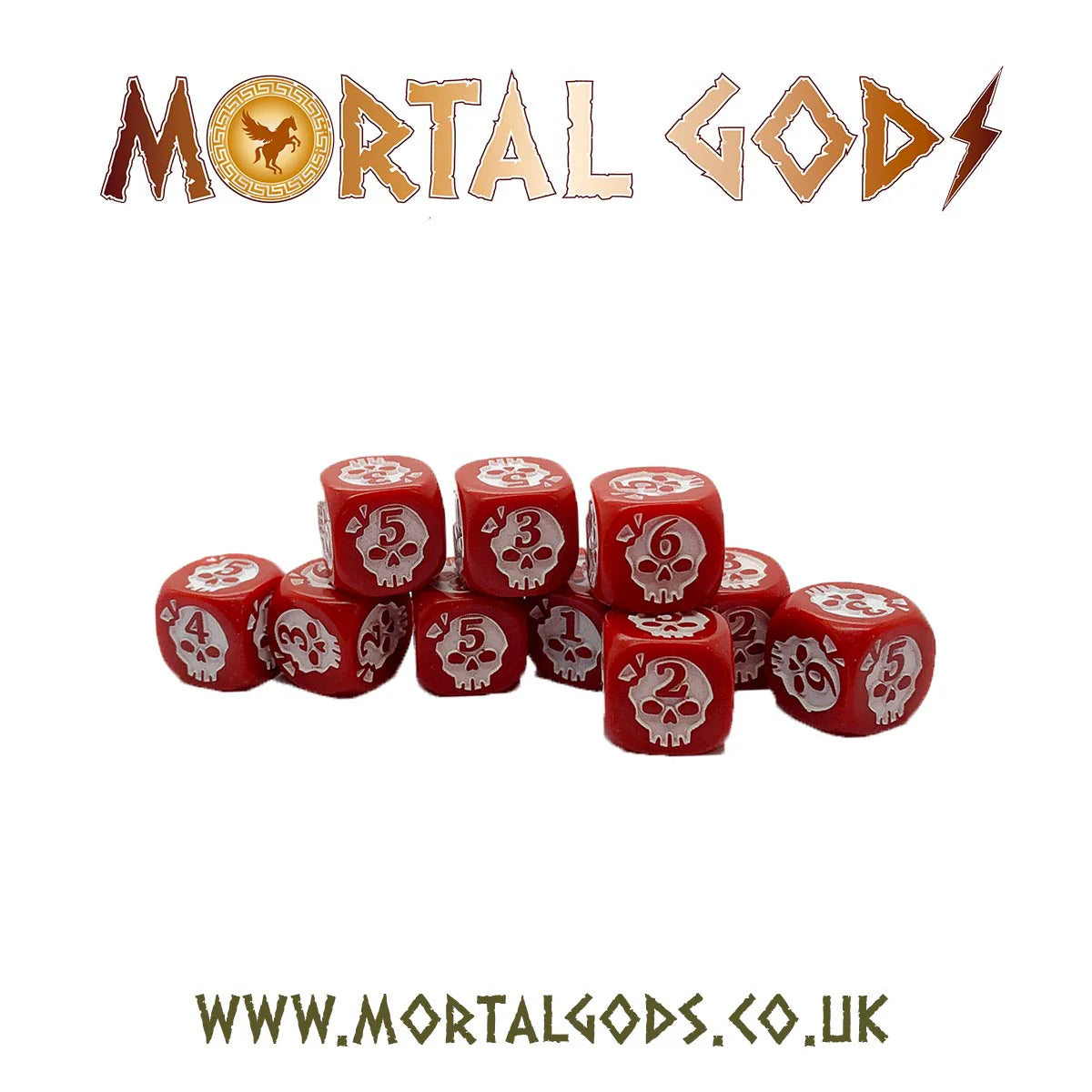 Mortal Gods: Damage Markers (Dice)