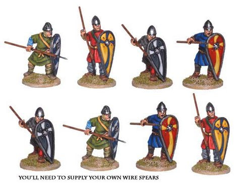 DAN004: Unarmoured Norman Spearmen