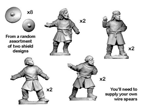 DAV005 Thralls with Spears/Javelins
