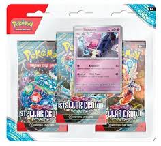 Pokemon: Stellar Crown 3 Pack (Tinkaton)