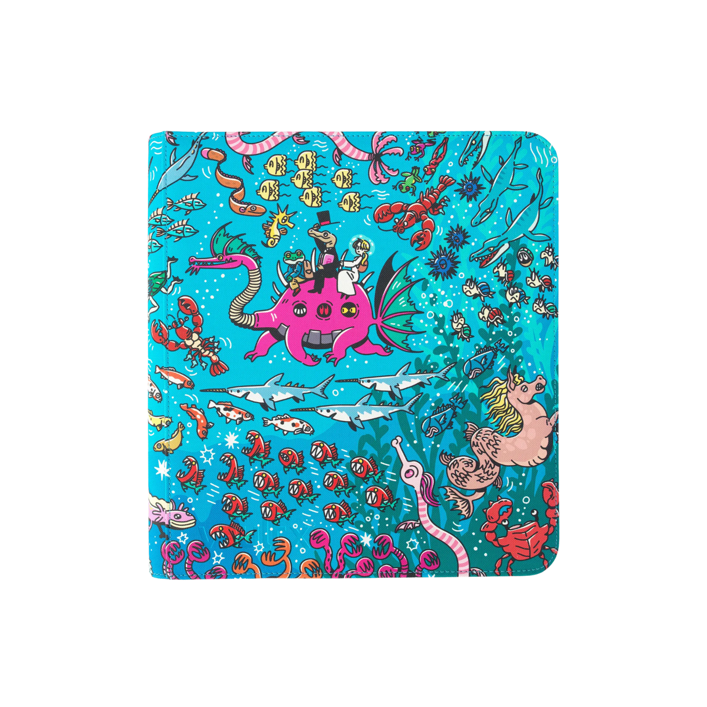 ARTIST EDITION: Water 12-Pocket Exo-Tec Zip Binder - Osare