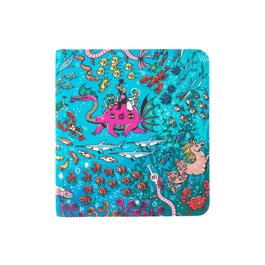 ARTIST EDITION: Water 12-Pocket Exo-Tec Zip Binder - Osare