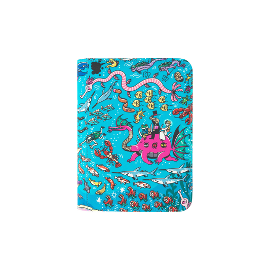 ARTIST EDITION: Water 4-Pocket Exo-Tec Zip Binder - Osare