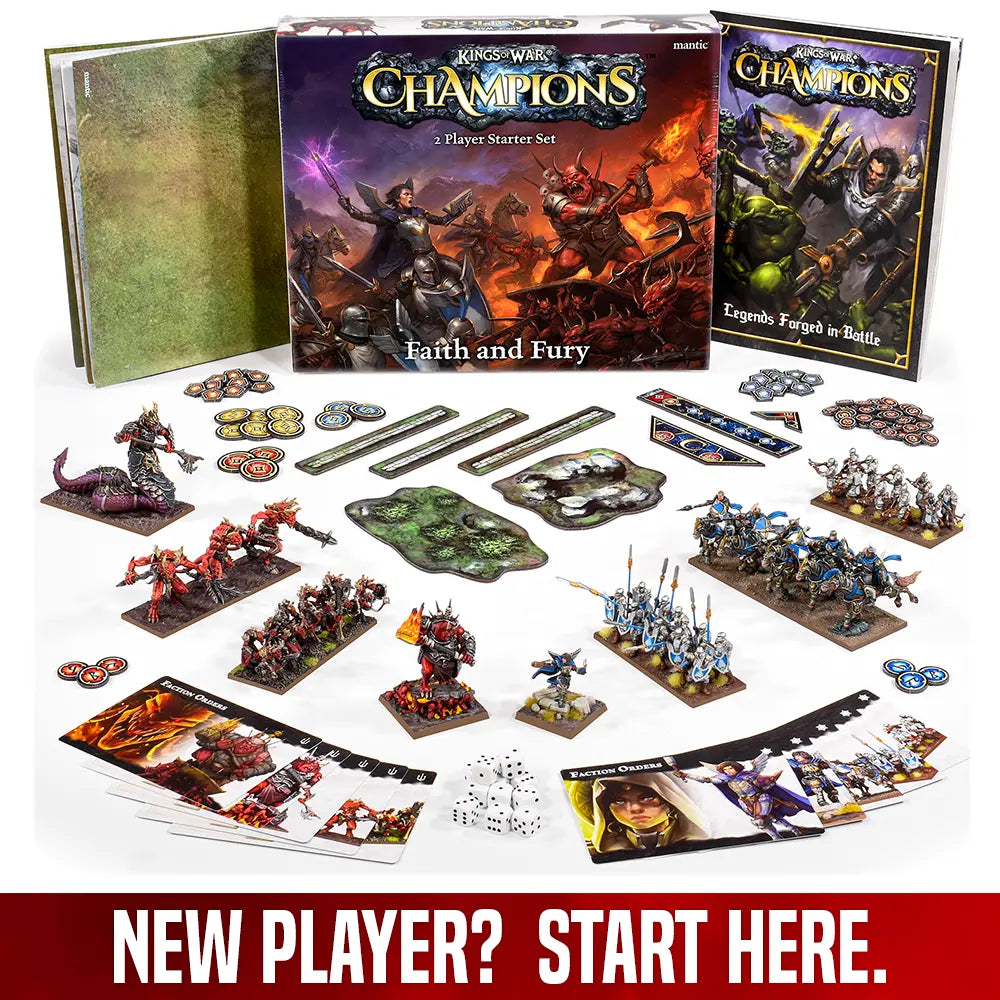 Kings of War Champions Faith & Fury 2 Player Starter