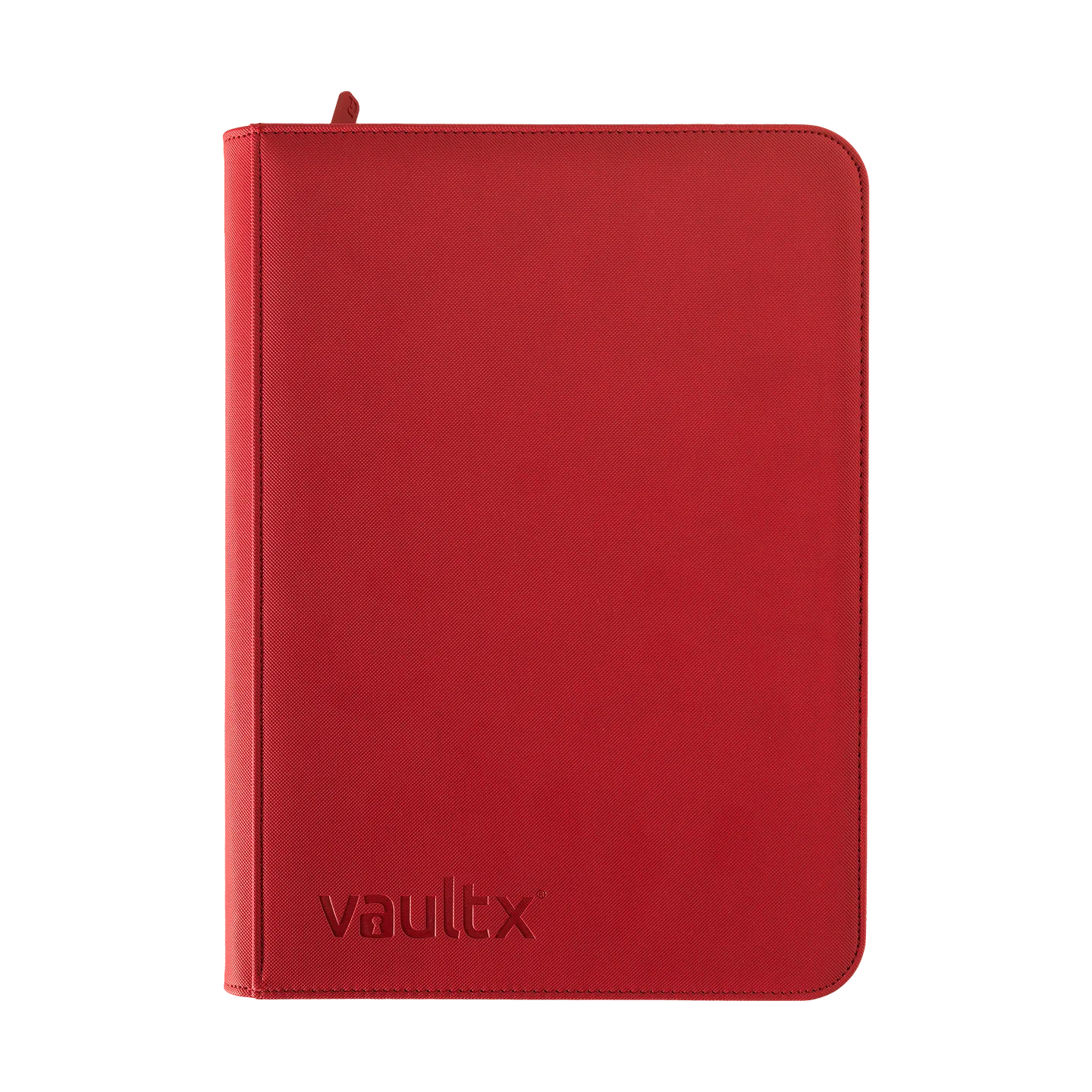 9-Pocket Exo-Tec® Zip Binder - Fire Red