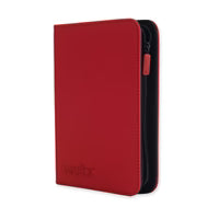 4-Pocket Exo-Tec® Zip Binder - Fire Red