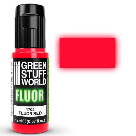 Fluor Paint Red 17ml
