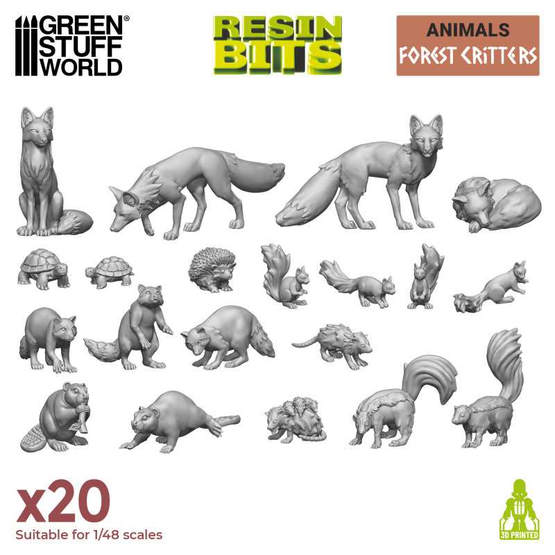 3D Printed: Forest Critters