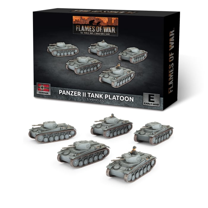 GBX198: Panzer II Platoon (x5 Plastic)