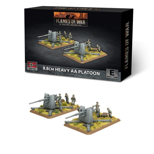 GBX206: 8.8cm Heavy AA Platoon (Early) (x2 guns Plastic)