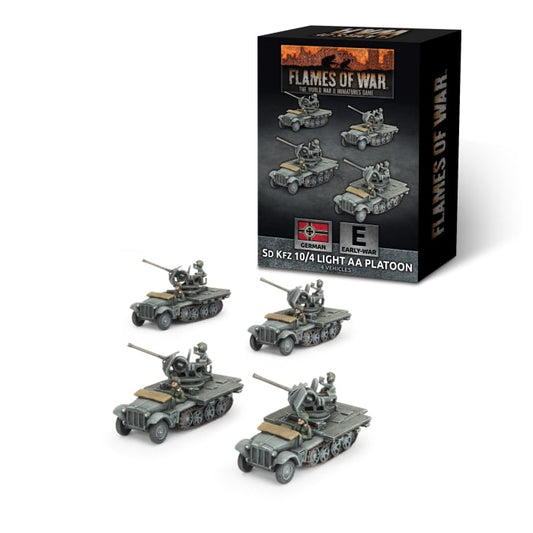 GBX211: Sd Kfz 10/4 (2cm) Light AA Platoon (x4)