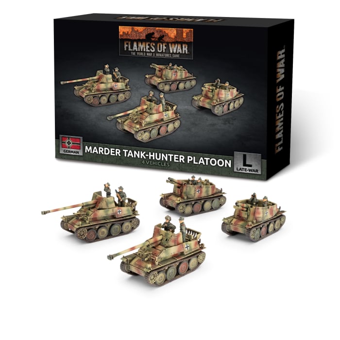 GBX212 Marder / Grille Self-propelled Gun Platoon (x4 Plastic)