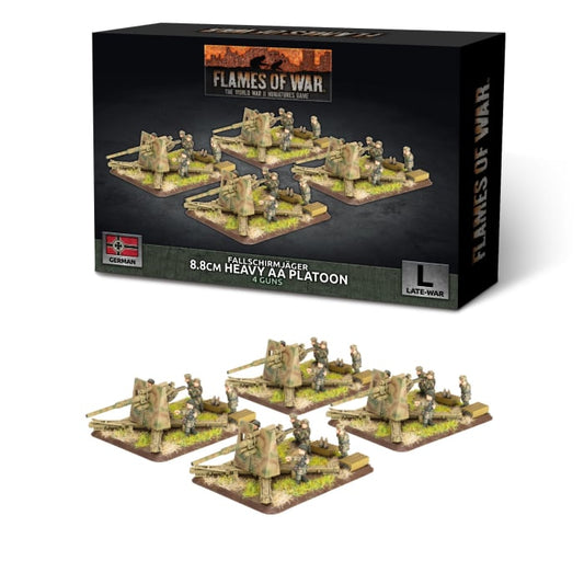 GBX214 Fallschirmjäger 8.8cm Heavy AA (x4 guns Plastic)