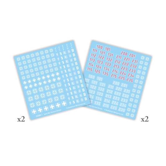 GE946: German Early War Decals (x4)