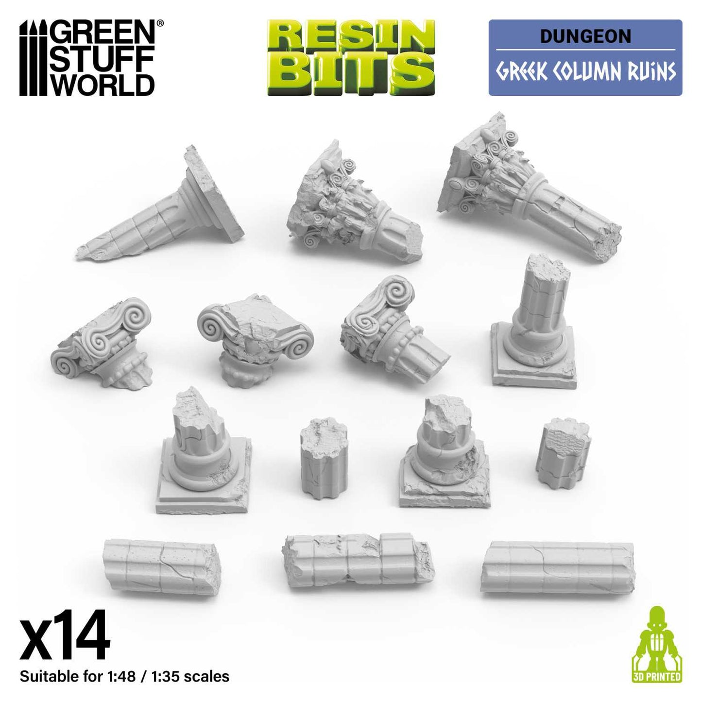 3D Printed: Greek Column Ruins