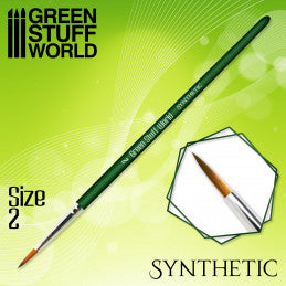 Green Series Synthetic Brush – Size 2