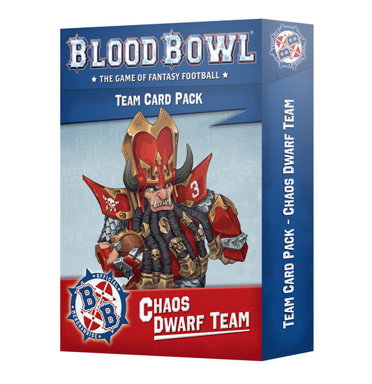 BLOOD BOWL: CHAOS DWARF TEAM CARDS