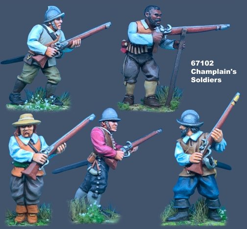 CC-67102 Champlains French Soldiers