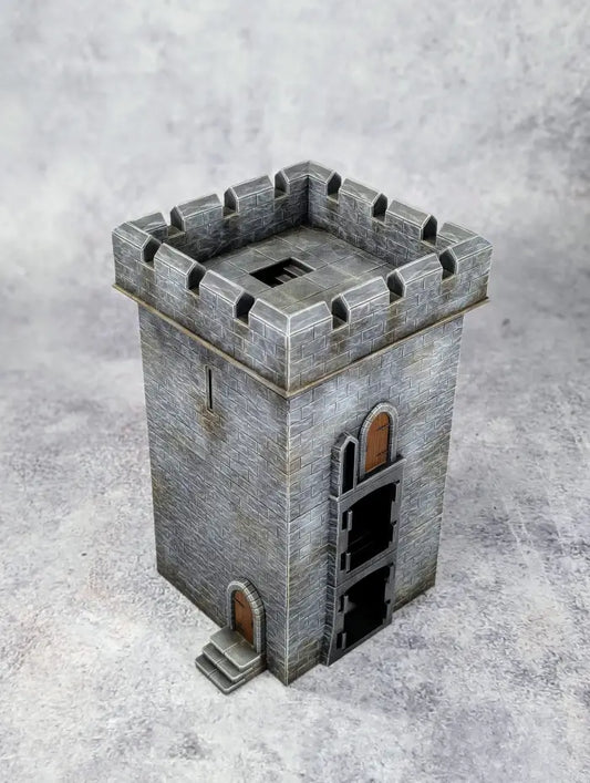 28mm Fortified Square Castle Tower Connector